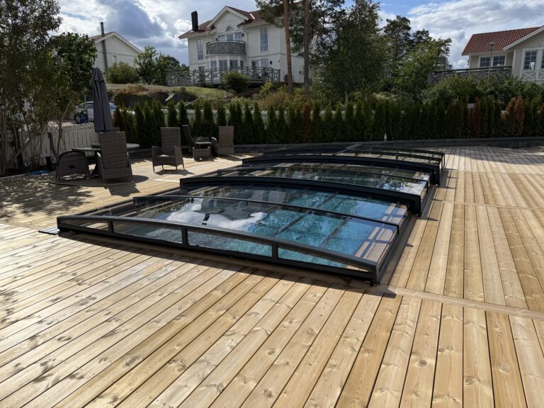 Pooltak – säkrare pool & längre badsäsong | Premiumpooler