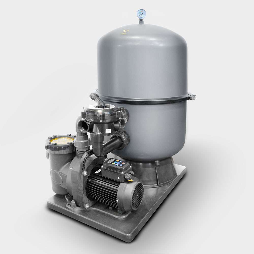 Sandfiltersystem PS PREMIUM 500 med Speck-pump PS SuperPRO EcoTouch-Pro II + BADU Netlink - Bild 5